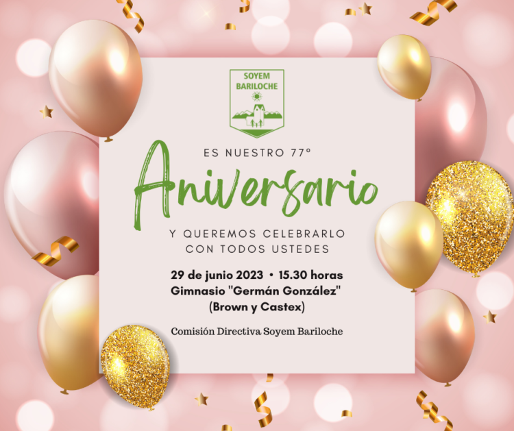 invitacion aniversario soyem 2023