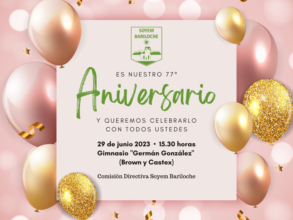invitacion aniversario soyem 2023