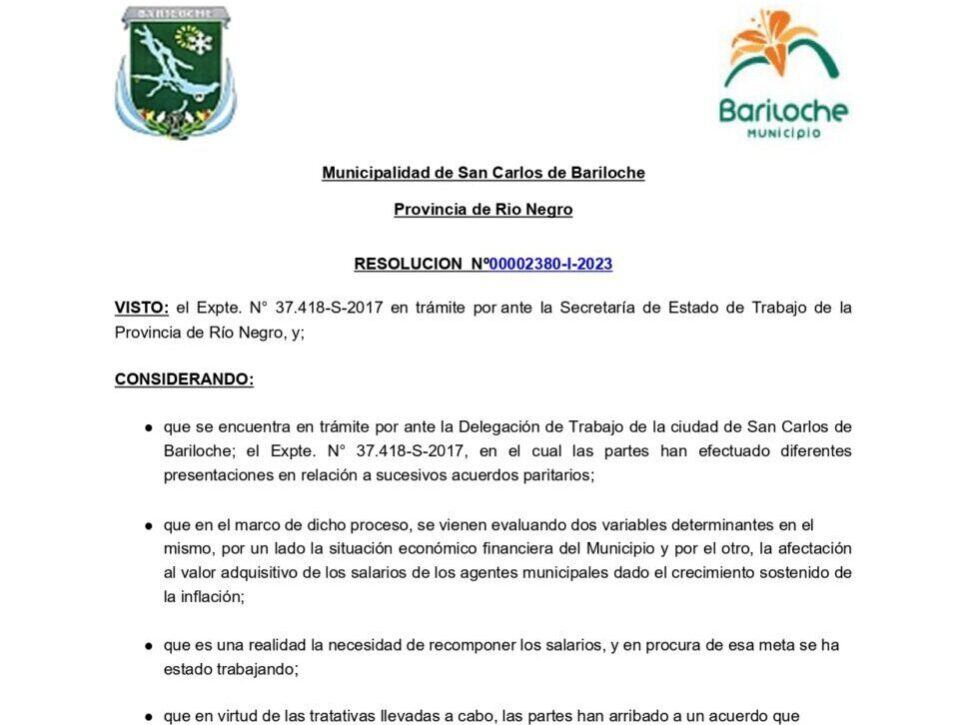 RESOLUCION Nº 2380-I-2023